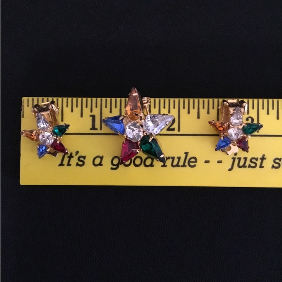 VTG Lisner Star Earrings and Brooch - Picture 3 of 5